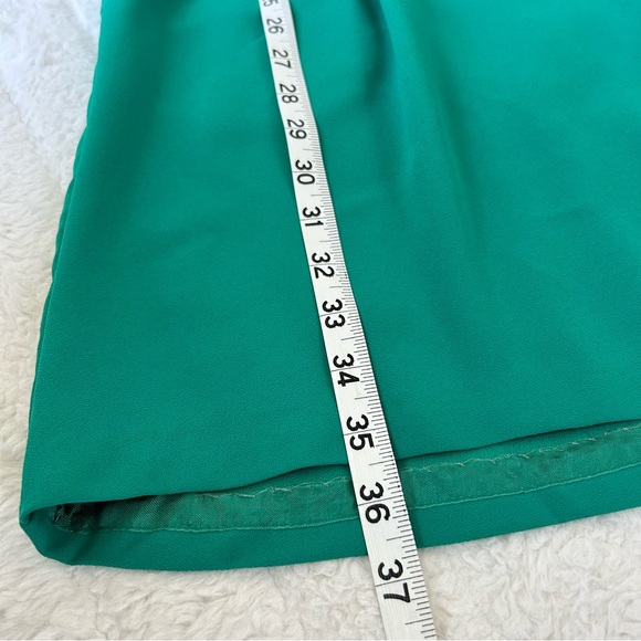 Trina Turk Wynn Crepe Sheath Dress Women Size 2 Jade Green 3/4 Sleeve NWOT Party - Picture 12 of 16